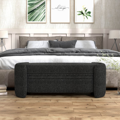 Banc de rangement rembourré Feunisha