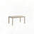 Seven-Piece Dining Set with Cross-Back Chairs and Rectangular Table