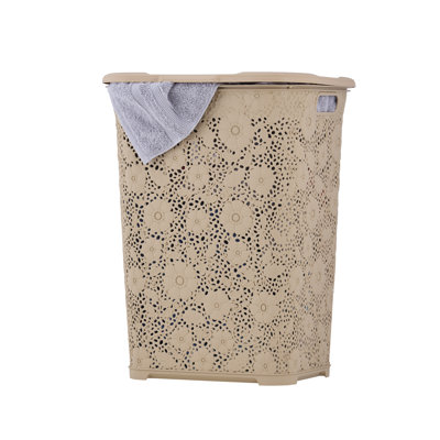 Panier à linge en dentelle
