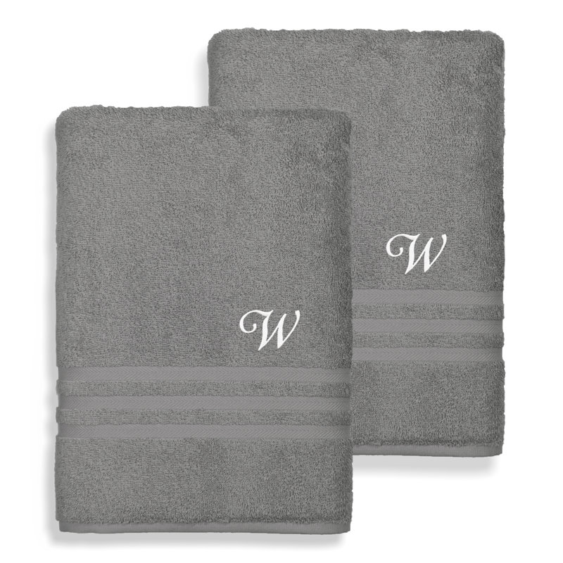 Denzi Bath Towel, W, Dark Grey