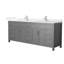Beckett 84" Freestanding Double Bathroom Vanity with Quartz Top-582092711-582092714-582092717