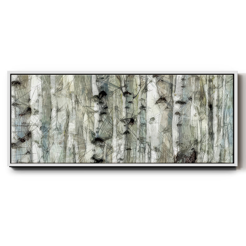 Birch III- Framed Canvas