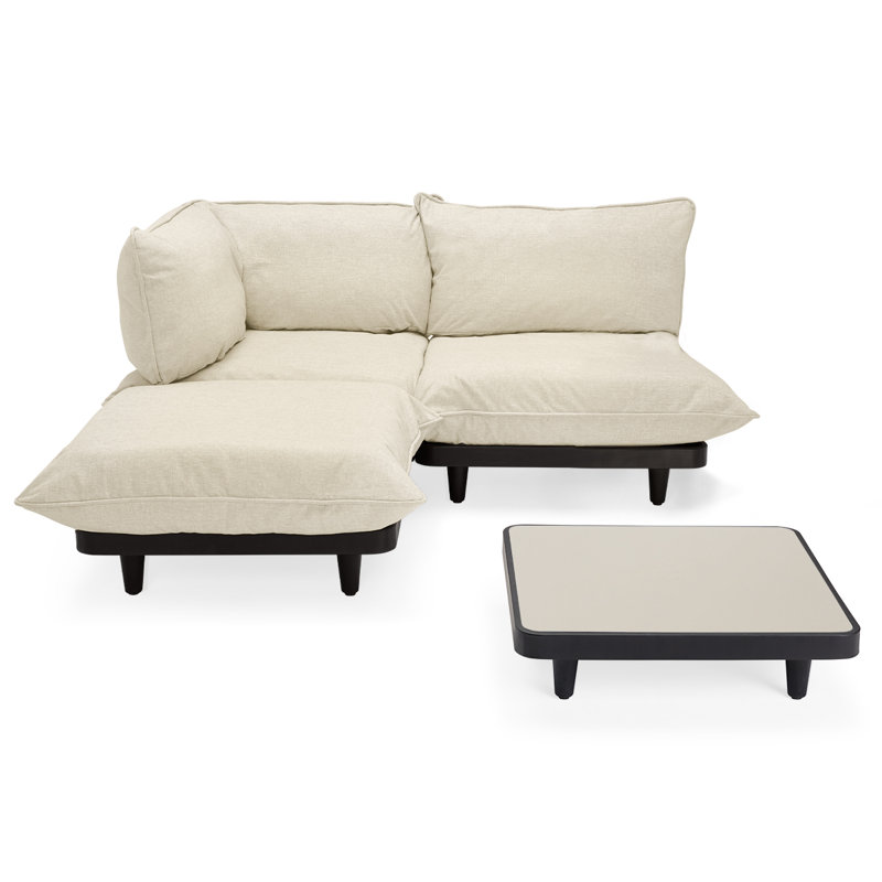 Paletti Outdoor Patio Modular Hocker, Sahara