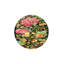 Tapis décoratif noir à motif floral traditionnel-1802880357
