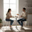 Elegant & Durable Clear Plastic Dining Chair – Stackable, Comfortable Seating for Kitchens, Living Rooms, Offices, or Outdoor Use