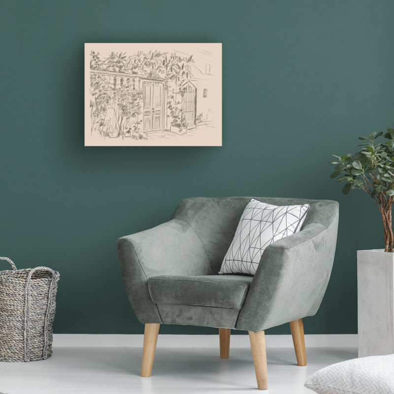 Illustration City Sketches IV sur toile, H 14 po x l 19 po x P 2 po