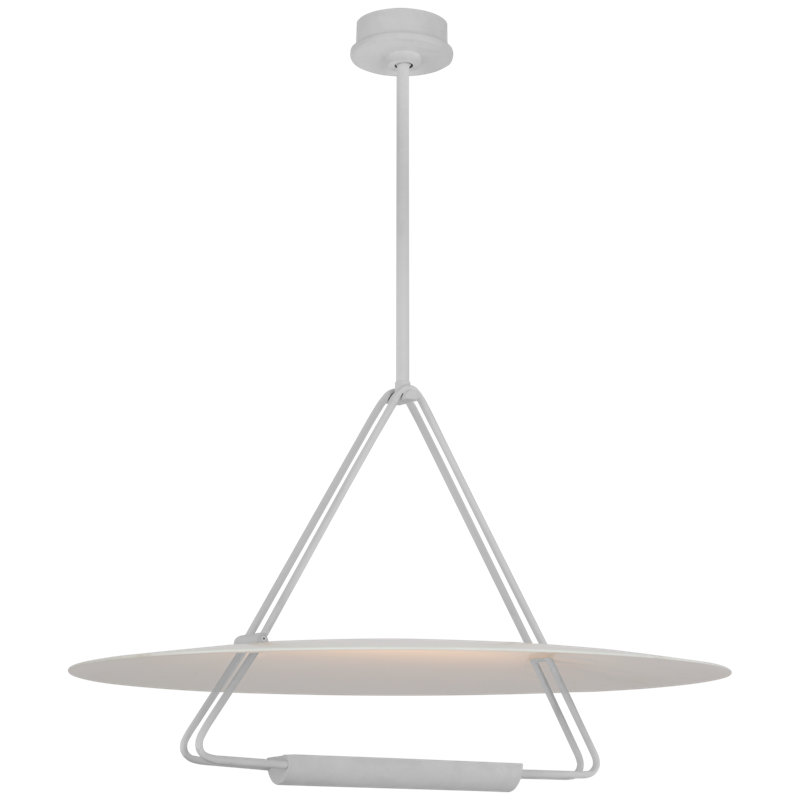 Teline 1 - Light LED Chandelier, Matte White