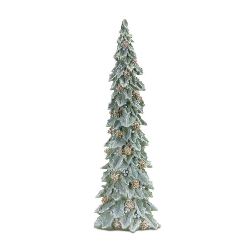 Pinecone houx scintillant (ensemble de 2)