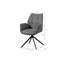 POLSTERSTÜHLE Polyester Blend Upholstered Metal Swivel Chair-103078119
