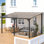 Pergola en aluminium avec auvent