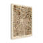 « kansas city missouri city map brown », impression sur toile tendue-363616956