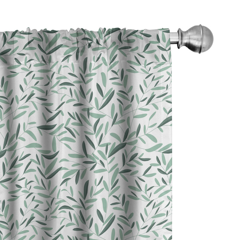 Semi-Sheer Rod Pocket Curtain Panels, 28" x 63"