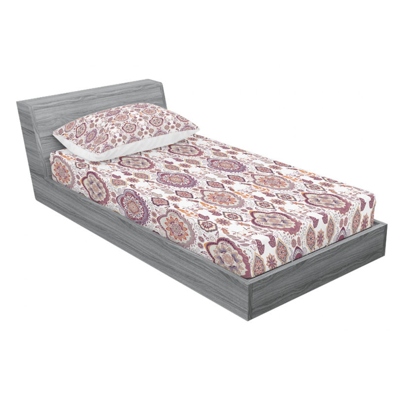 Microfiber Sheet Set, Twin Sheet Set with Fitted Sheet