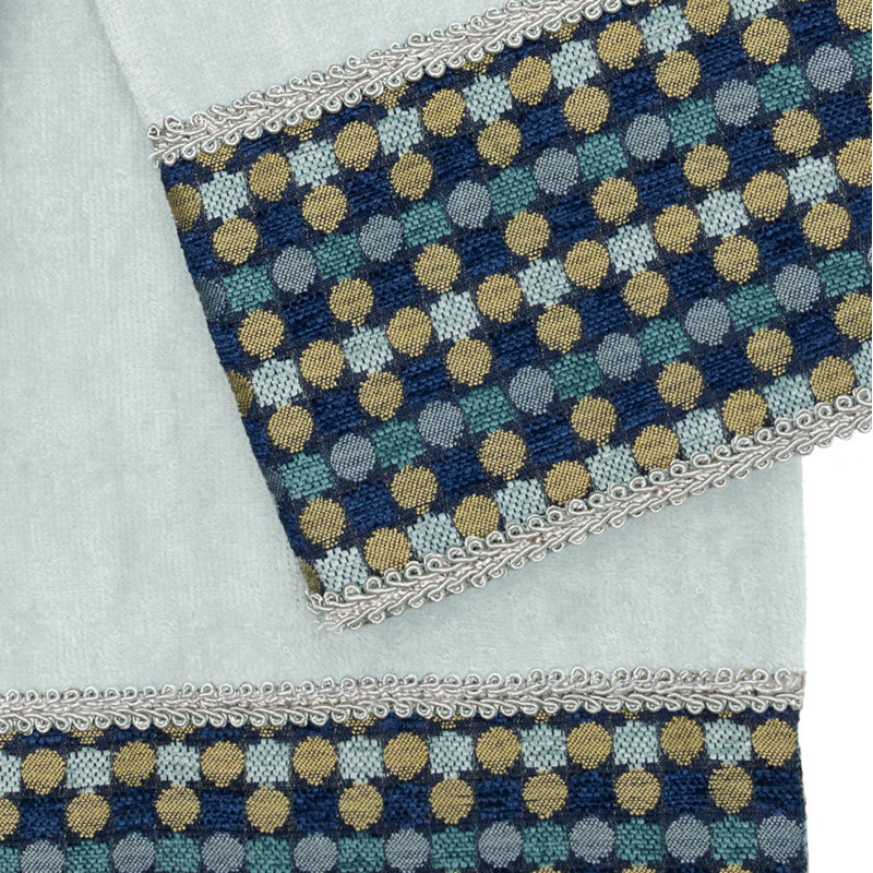 Cotton Jacquard, Blue