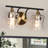  Balendran 2-Light Dimmable Vanity Light-Hammer Glass-270683541