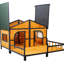 Maison pour chiots en bois Double XL