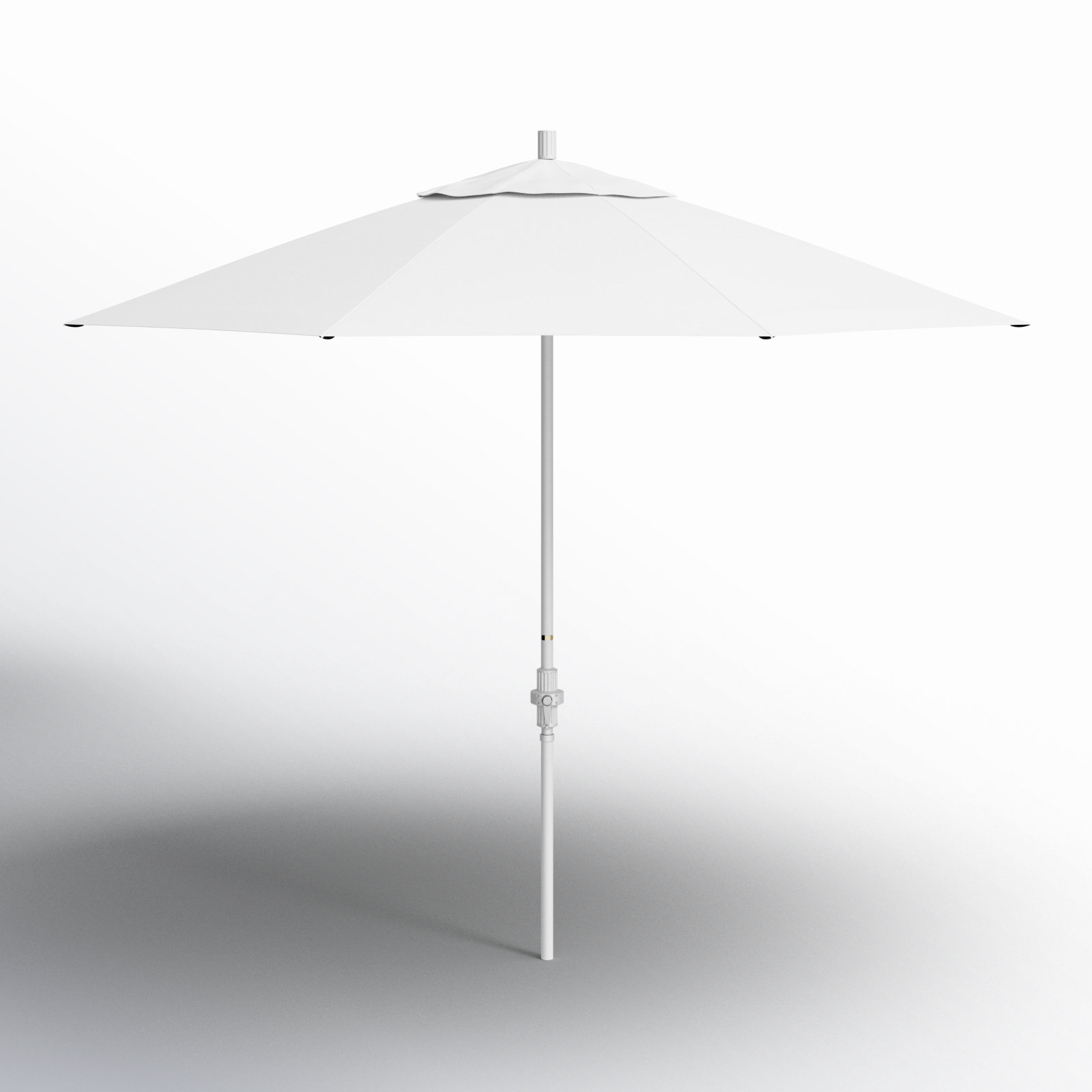 Calline 9' Umbrella, White - Olefin