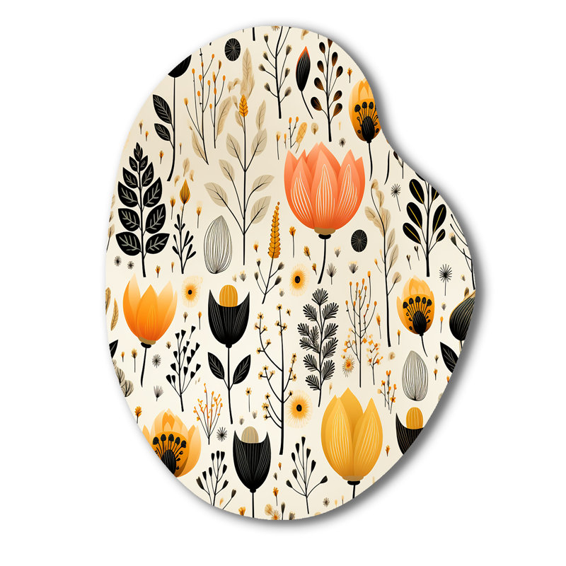 Art mural en métal asymétrique Centerville, H 30 po x l 22 po x P 1 po