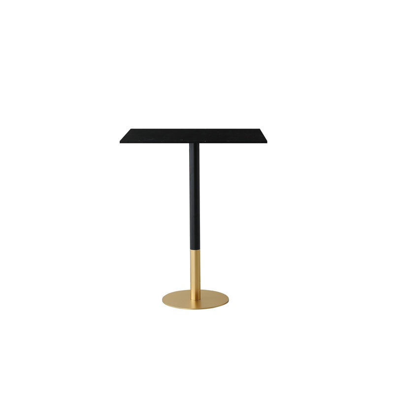 Table bistro Doris, Noir, noir, noir, noir, H 39,5 po x L 31,5 po x l 27,6 po