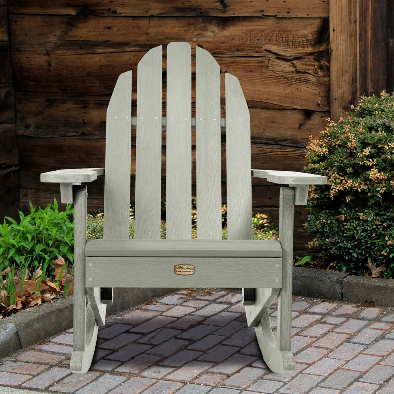 Chaise berçante en plastique Natoli, Eucalyptus