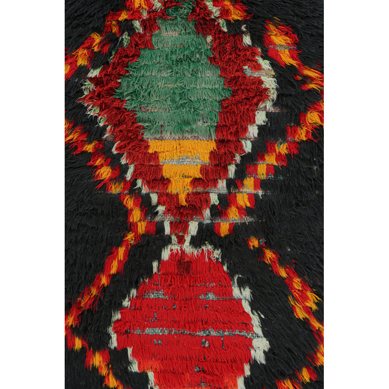One-of-a-Kind 2'3”x6'2” Hand Knotted Area Rug