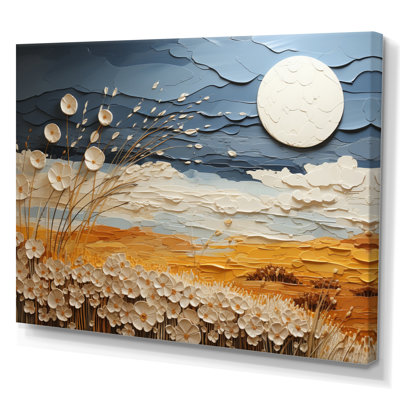 Nuage prairies collages VII - impression