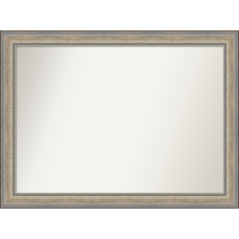 Carlianne Solid Wood Wall Mirror, Rectangle, 32.25" x 43.25"