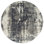 Earth Area Rug in Navy Blue/Charcoal/Ivory