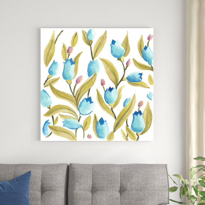 Abbey Floral Tiles VI, H 36 po x l 36 po x P 1,25 po