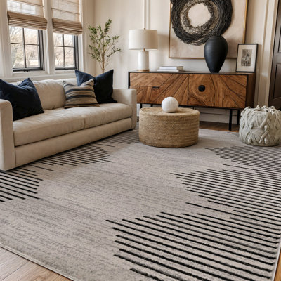 Tapis crème / noir Damarcus