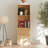 2-Tier Cube Bookshelf Storage Cabinet With Double Drawer And Shelf