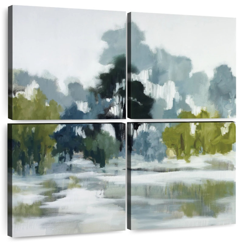 Avery River Reflections, 74" H x 74" W