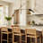 Lakendria 2-Light Dimmable Unique Modern Linear Chandelier