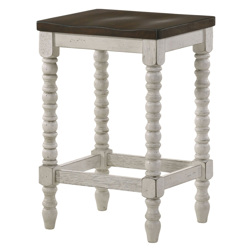 Cengiz 15.75" Width Wood Counter Height Stool