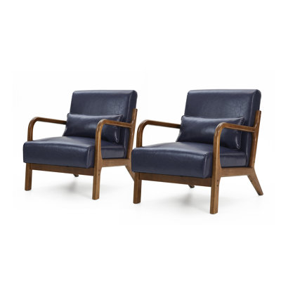 Fauteuil en cuir Jabarius