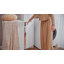 Grande armoire de rangement pour salle de bain avec portes blanc brillant