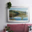 Paysage de lac avec des fleurs blanches - Inconnu (monogramme EK / AKK) - reproduction encadrée avec passe-partout et verre - 1899-499945916-499945919-499945923