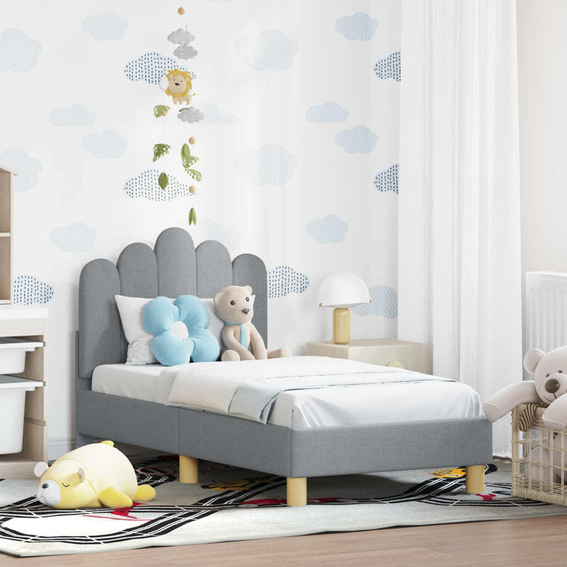 Bed Frame, Cot Bed / Toddler (70 x 140cm), Light Grey