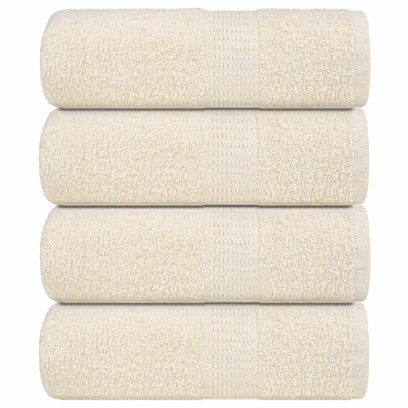 Selisa 100% Cotton Fingertip Towel, Cream