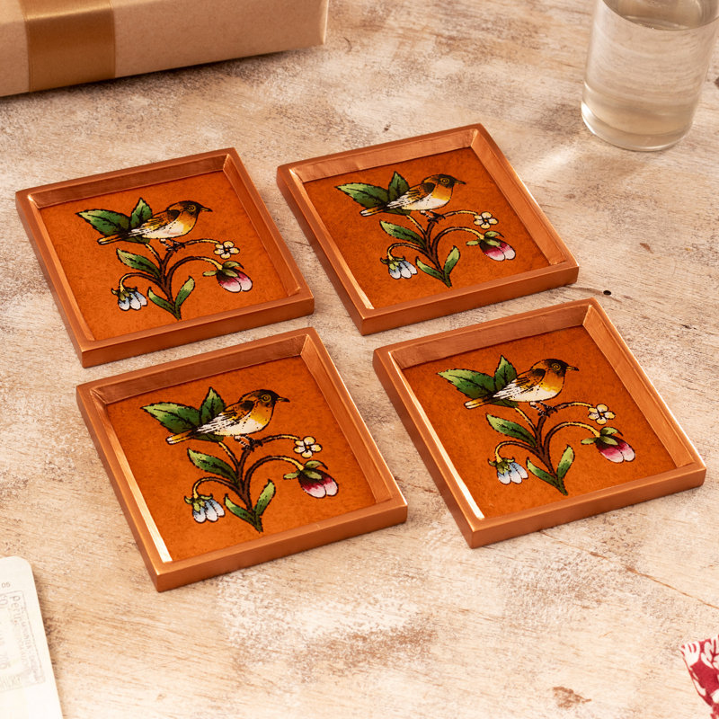 Ensemble de 4 sous-verres Red Barrel Studio®