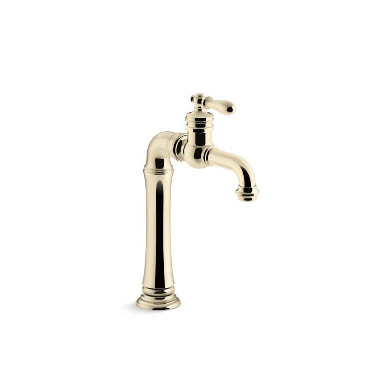 Artifacts® Gentleman's Bar Faucet with Accessories, Vibrant French Gold