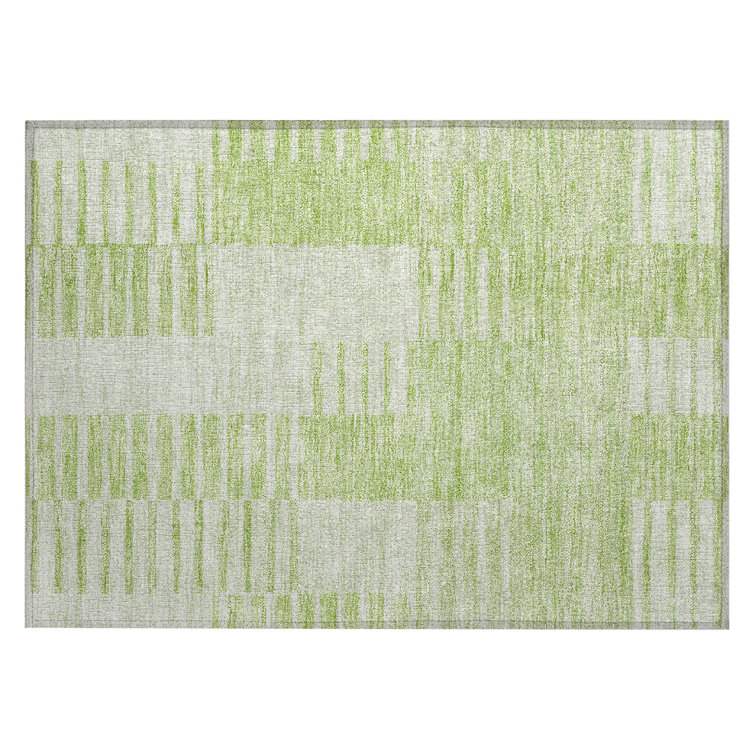 Lavonia Washable Striped Indoor / Outdoor Rug