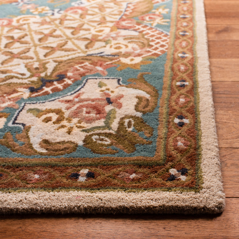 Amina Hand Tufted Wool Oriental Rug, Rectangle 5' x 8'