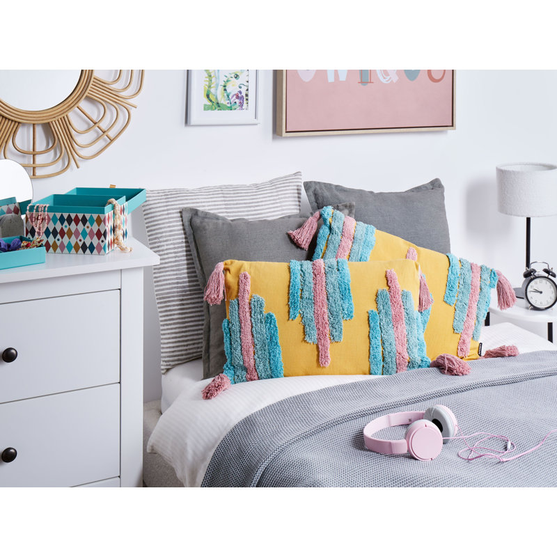 Keturah Geometric Rectangular Cushion