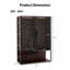 Vitrine lumineuse 51,2 po de hauteur