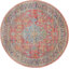 Tapis bleu / rouge Oglethorpe-33335408