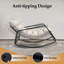 Chaise berçante d'extérieur à structure métallique-1878217105