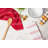 Stripe Waffle Kitchen Towel Linen Set