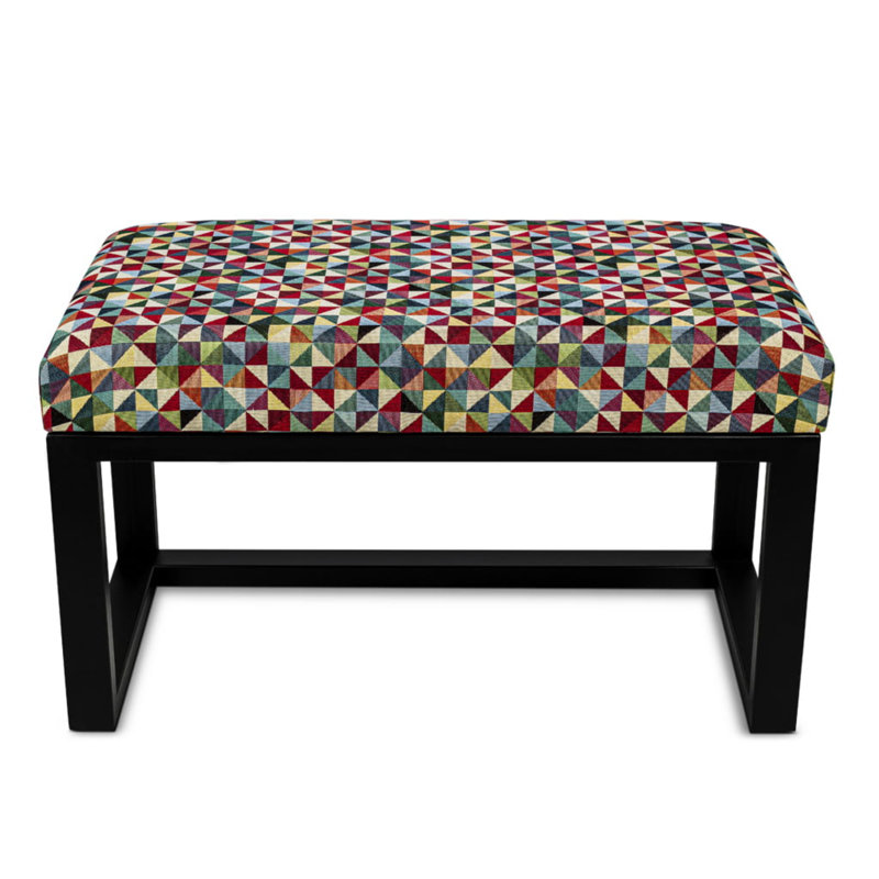Ohiowa Velvet Upholstered Bench, 40 x 100 x 30cm