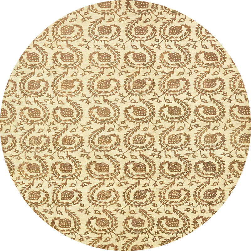 Tapis abstrait moderne 442, Rond 8 pi